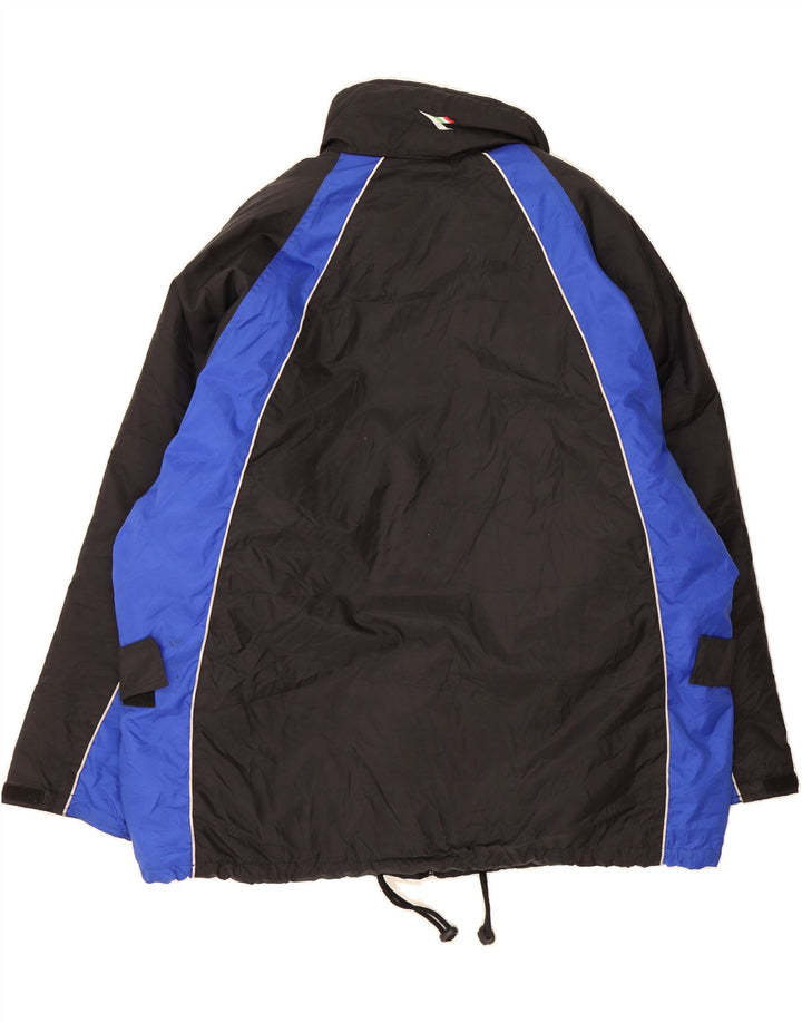 Jachetă de vânt pentru bărbați DIADORA UK 46 3XL Poliamidă color bloc neagră