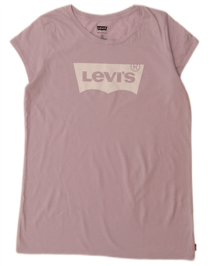 Tricou grafic pentru fete LEVI'S Top 15-16 ani violet