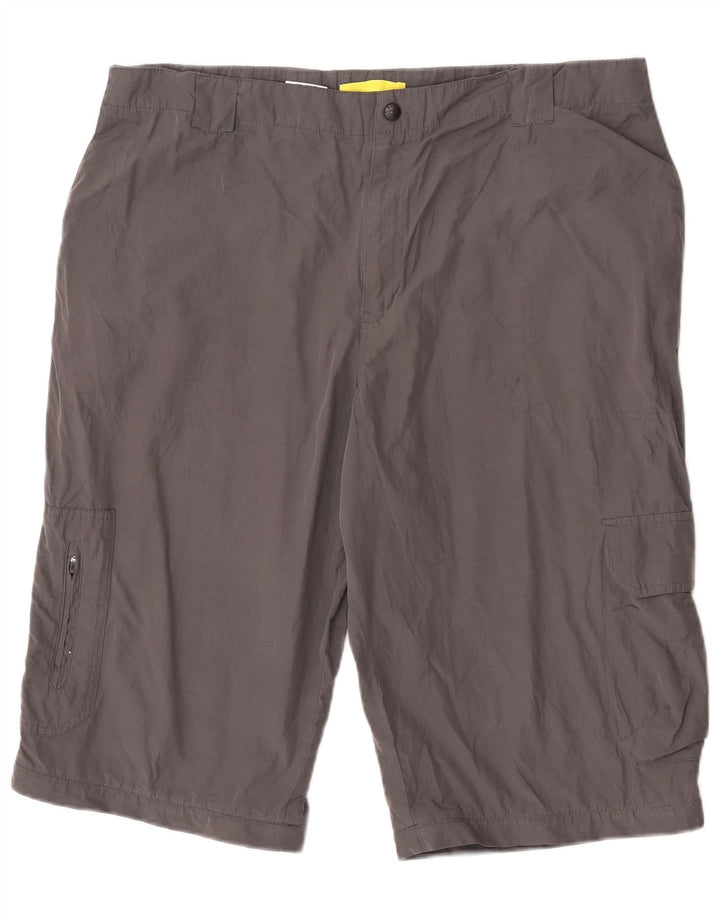 Pantaloni scurți pentru bărbați Marks & Spencer Blue Harbour Cargo W40 XL poliamidă gri