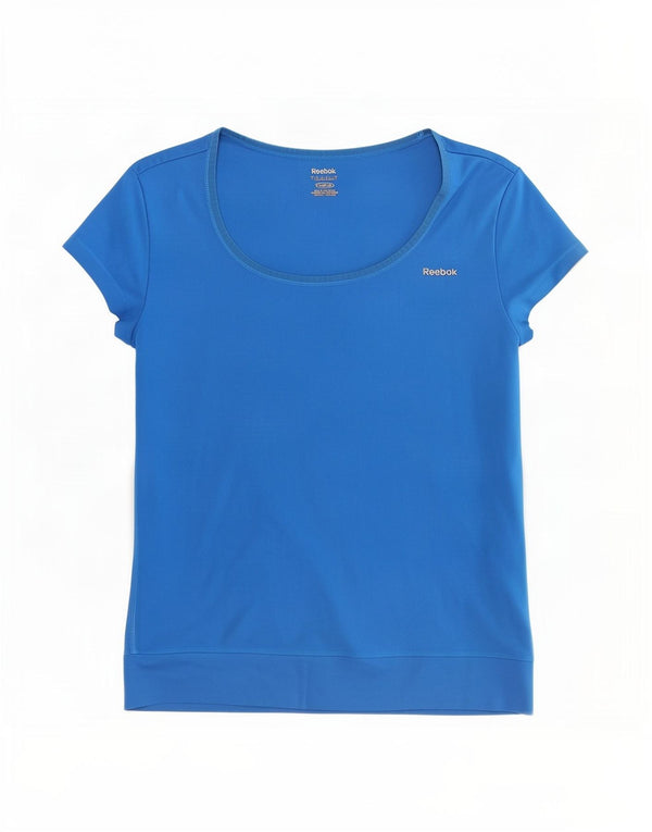 Tricou pentru femei Reebok Top UK 8/10 Small Blue Polyester