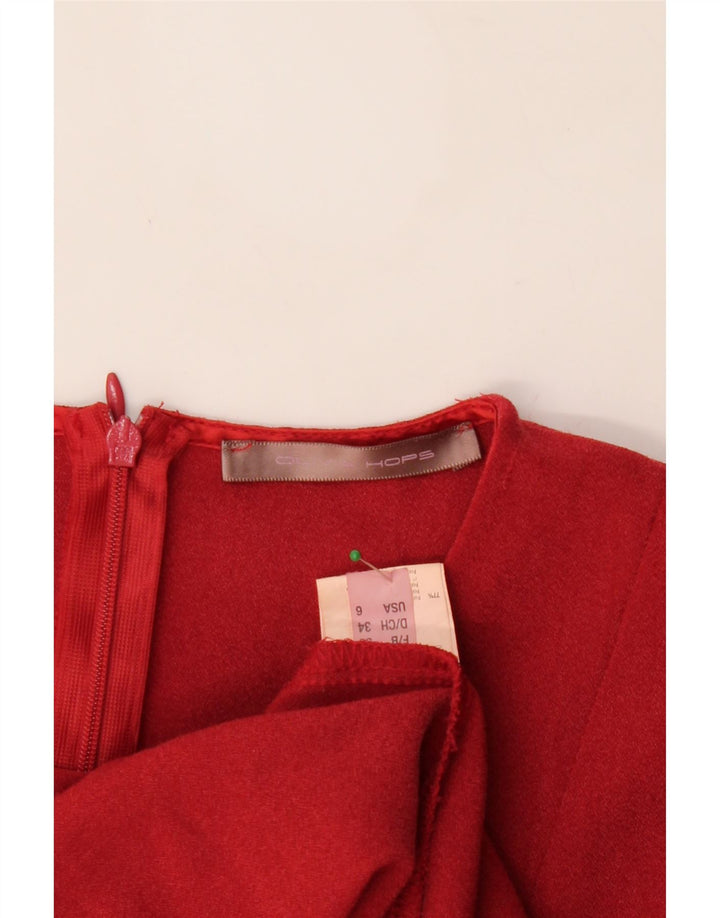 VINTAGE Womens A-Line Dress US 6 Medium Red Polyester Vintage Vintage and Second-Hand Vintage from Messina Hembry 
