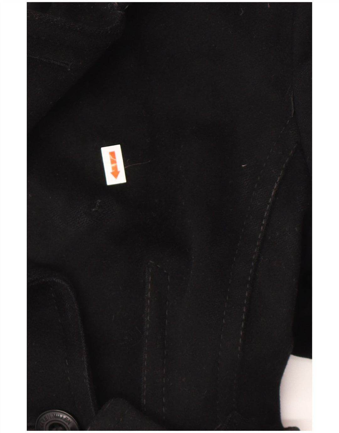 Trench pentru femei KAREN MILLEN UK 8 Mic Lână neagră