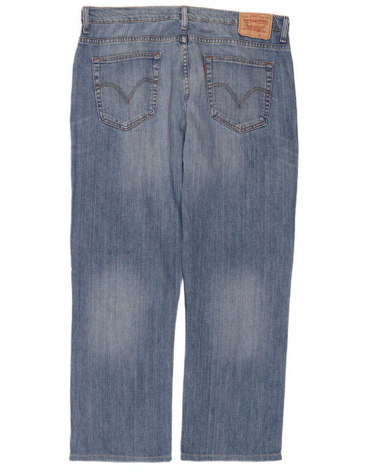 Blugi drepti pentru bărbați Levi's 752 W38 L29 Bumbac albastru