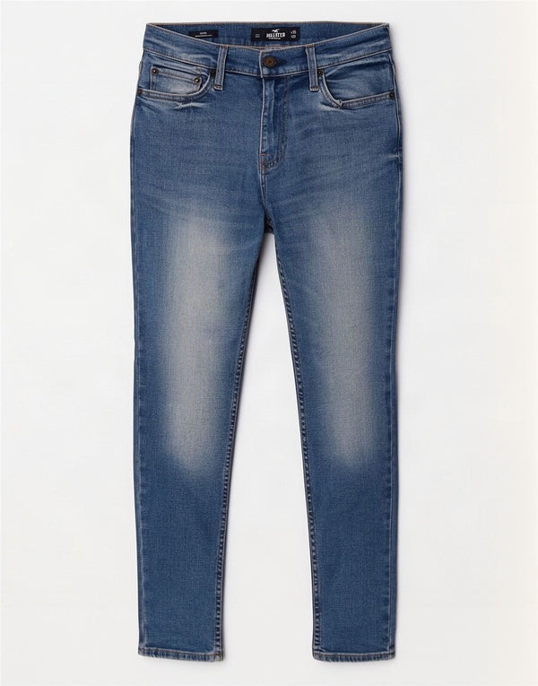 Blugi skinny pentru femei Hollister W30 L30 Bumbac albastru