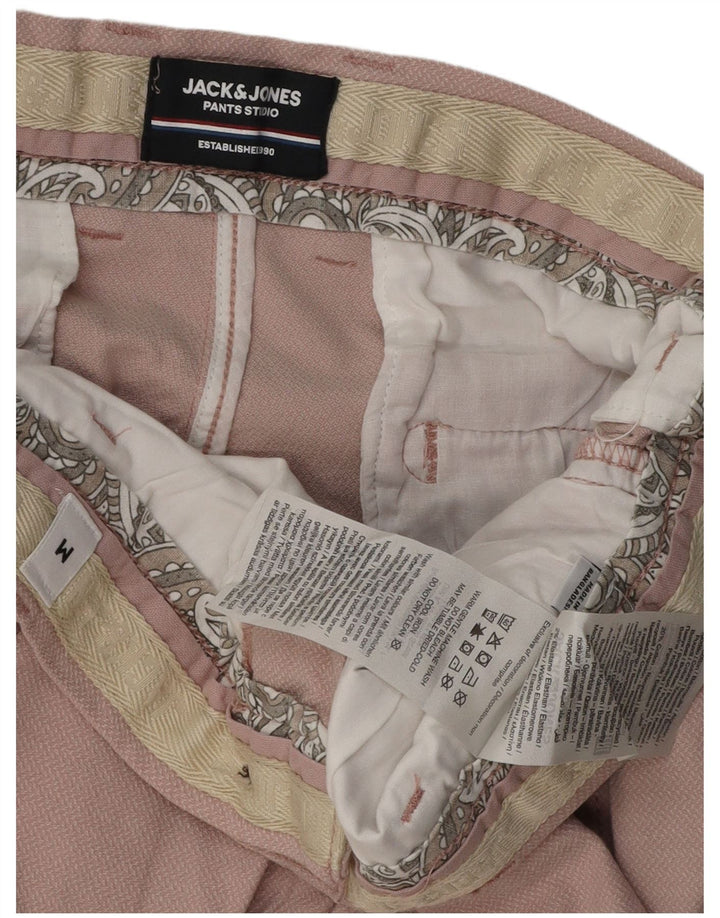 Pantaloni scurți chino Jack & Jones pentru bărbați, mediu W32, bumbac roz
