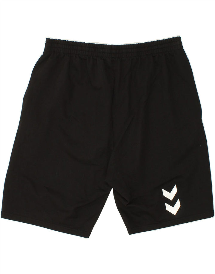 Pantaloni scurți sport pentru bărbați HUMMEL 3XL bumbac negru