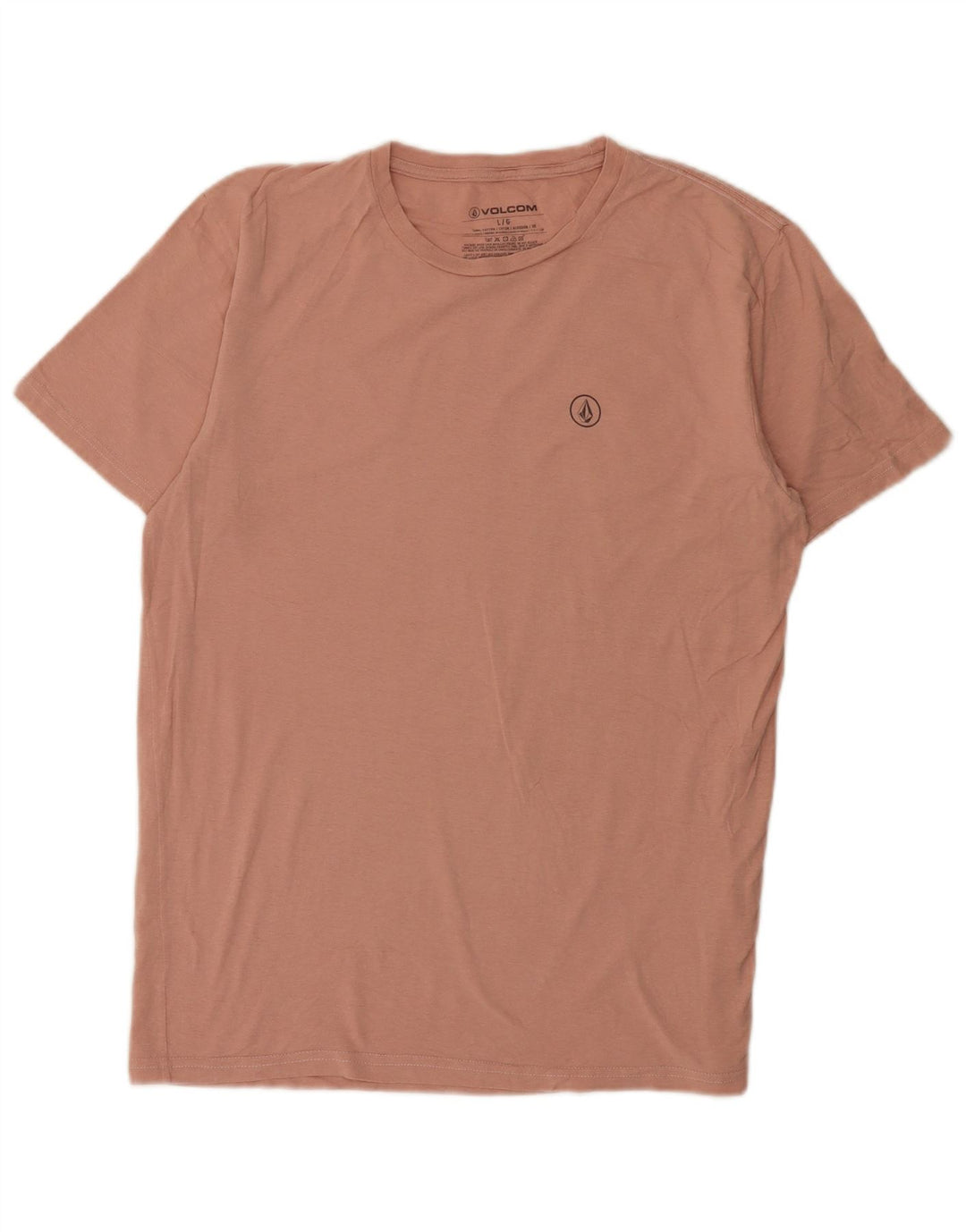 Tricou pentru bărbați Volcom Top mare bumbac roz