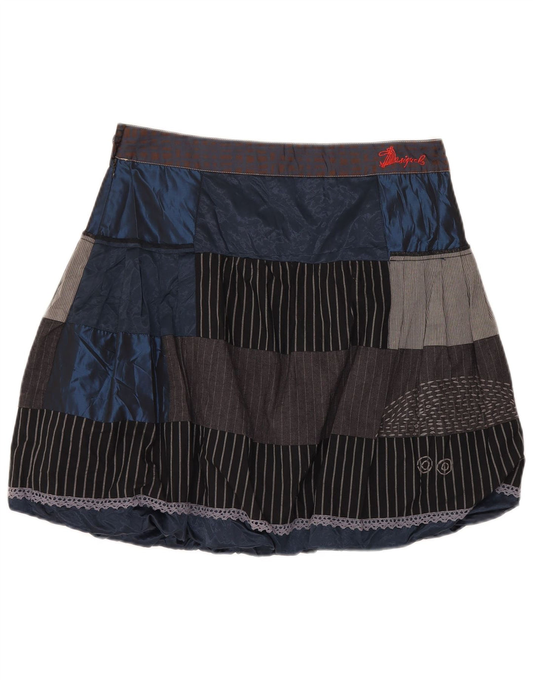Fusta bubble pentru femei DESIGUAL EU 40 Medium W32 Patchwork multicolor