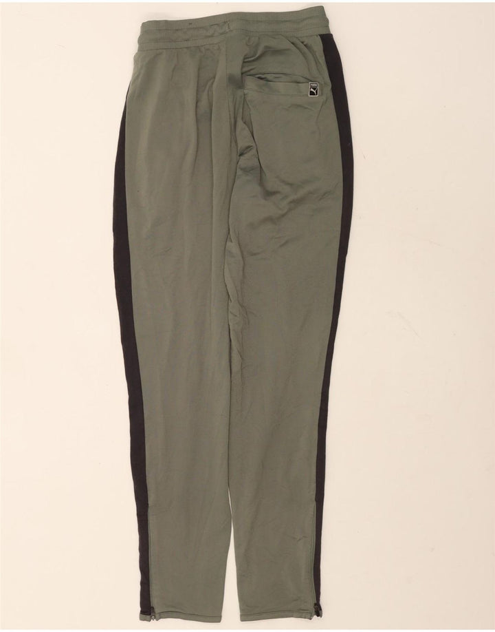 Pantaloni de trening Puma pentru bărbați, gri mici, poliester color bloc