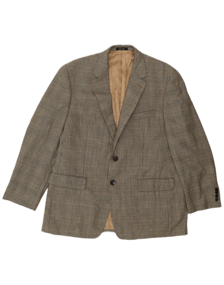 Jachetă pentru bărbați Polo Ralph Lauren, cu 2 nasturi, UK 44 2XL Bej Houndstooth