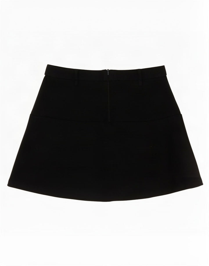 Fusta mini cargo pentru femei Zara Medium W28 Poliester negru