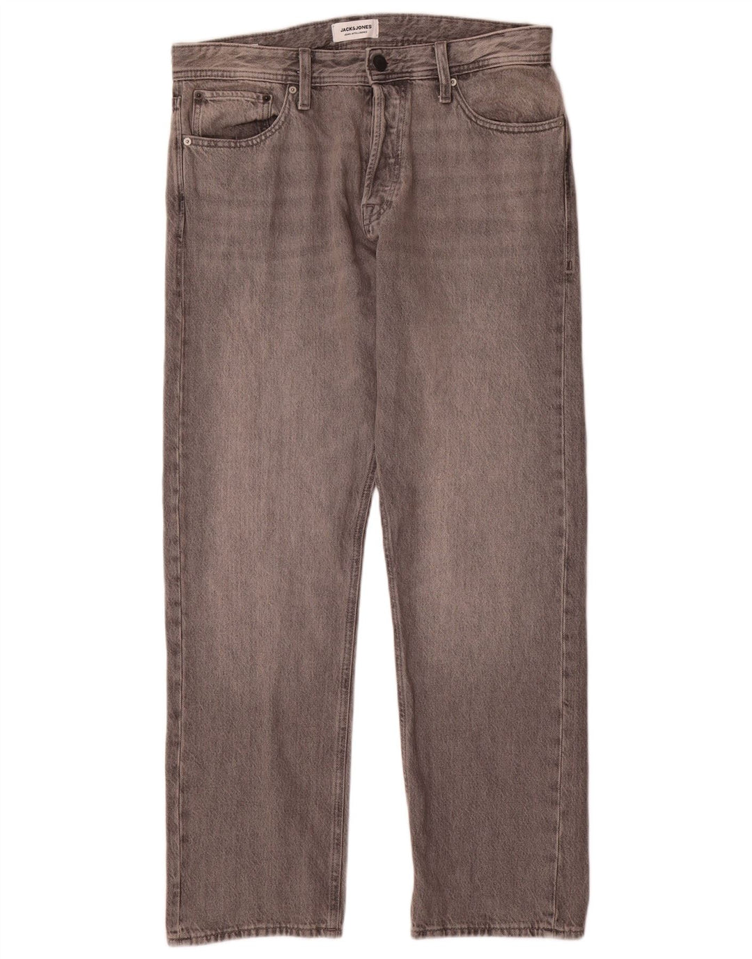Blugi slim pentru bărbați Jack & Jones W33 L32 bumbac gri