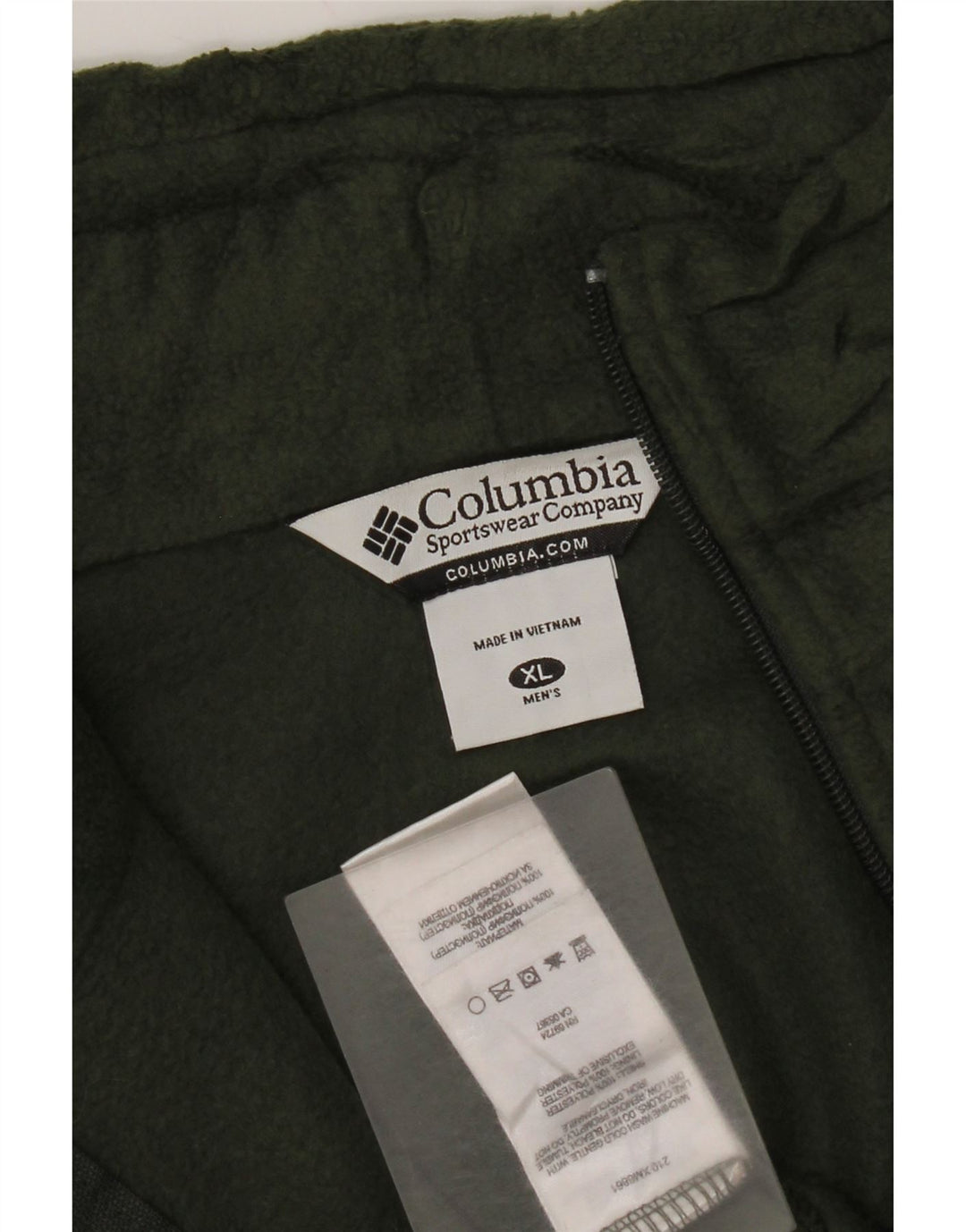 Jachetă fleece Columbia pentru bărbați UK 42 XL Kaki Poliester