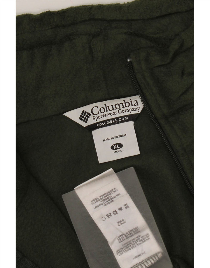 Jachetă fleece Columbia pentru bărbați UK 42 XL Kaki Poliester