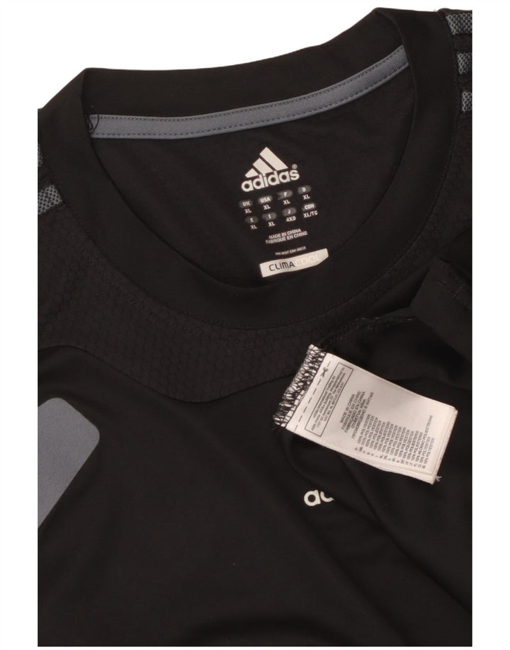 Tricou Adidas Climacool pentru bărbați Top XL Negru Poliester color bloc
