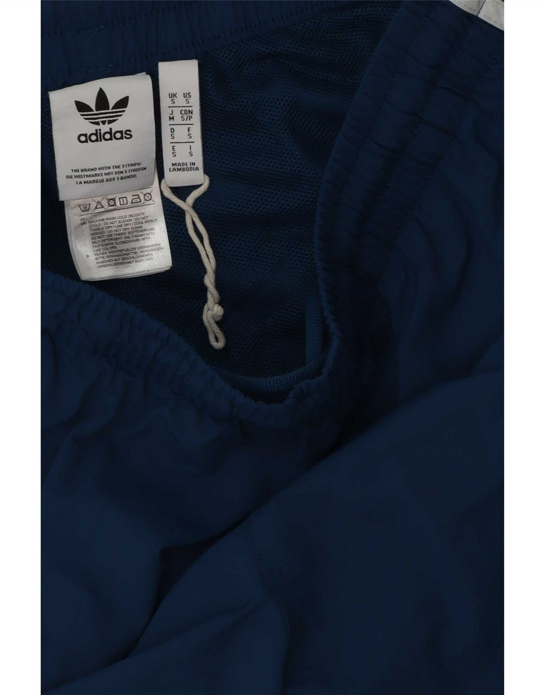 Pantaloni scurți sport pentru bărbați Adidas Mic, albastru, poliester Sport