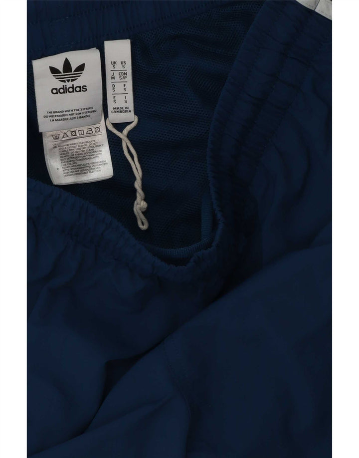 Pantaloni scurți sport pentru bărbați Adidas Mic, albastru, poliester Sport