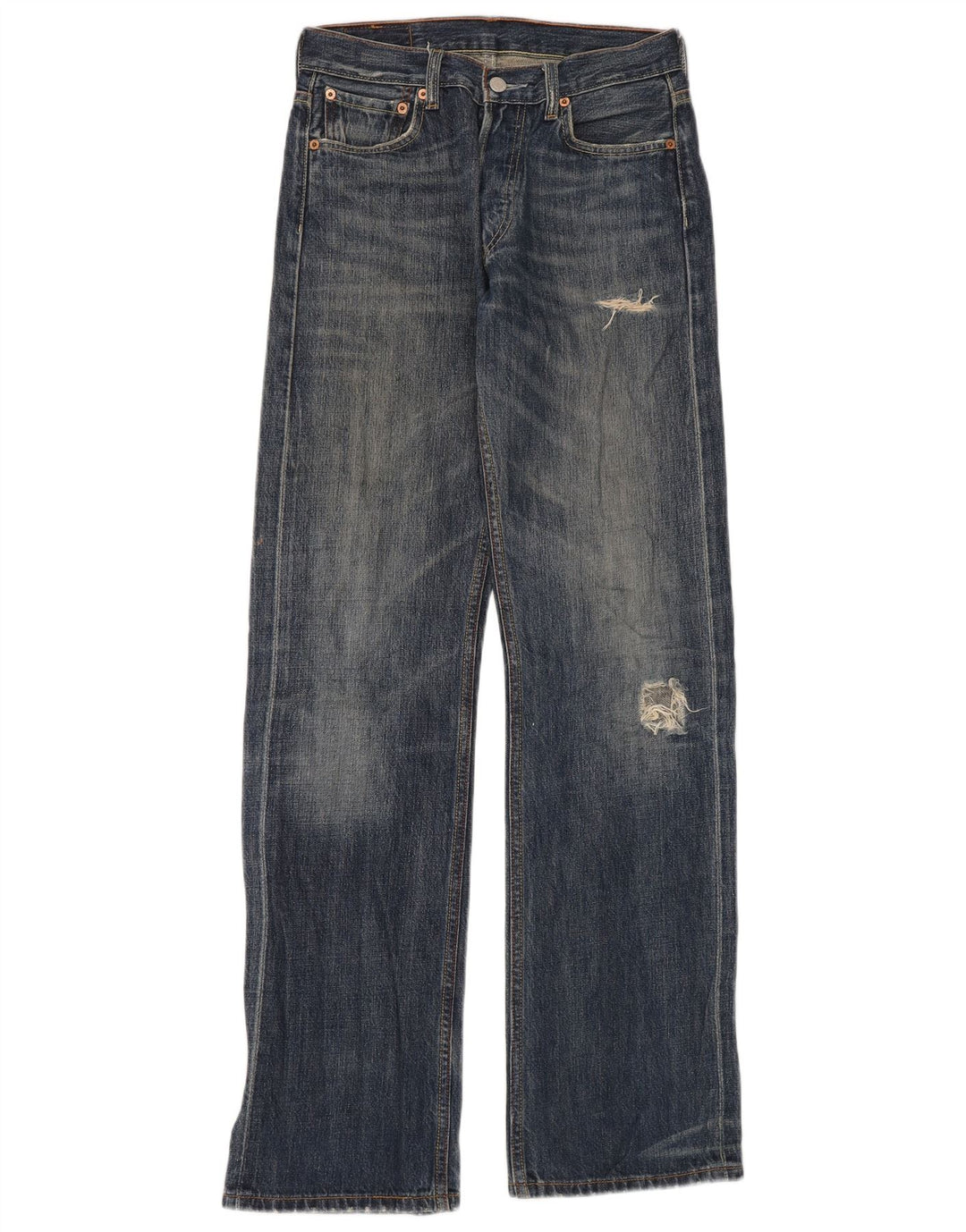 Blugi Levi's pentru bărbați, cu picioare largi, învechiți, L29 L34, bumbac albastru