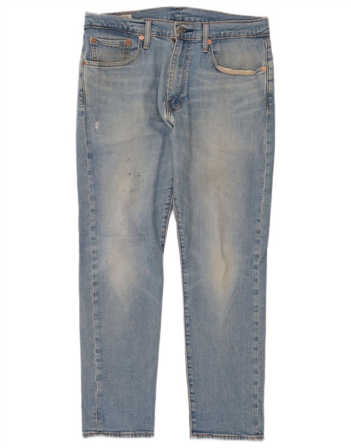 Blugi conici pentru bărbați Levi's 512 Slim Tapered W32 L30 Blue Bumbac