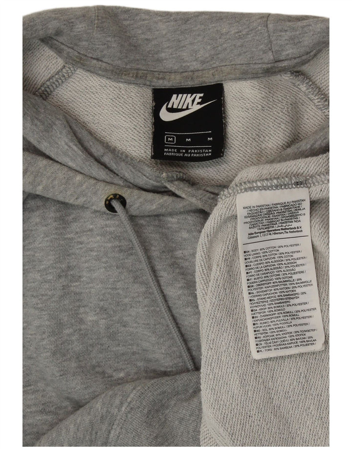 Pulover NIKE pentru femei, UK 14, bumbac gri mediu