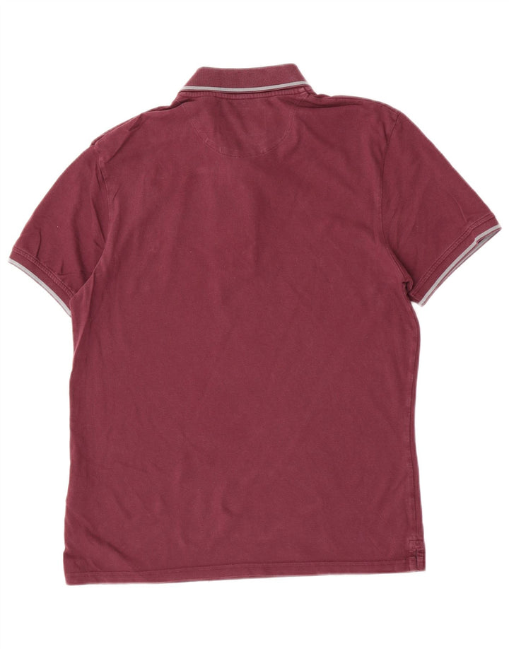 Tricou polo Lyle & Scott pentru bărbați, bumbac maro mediu