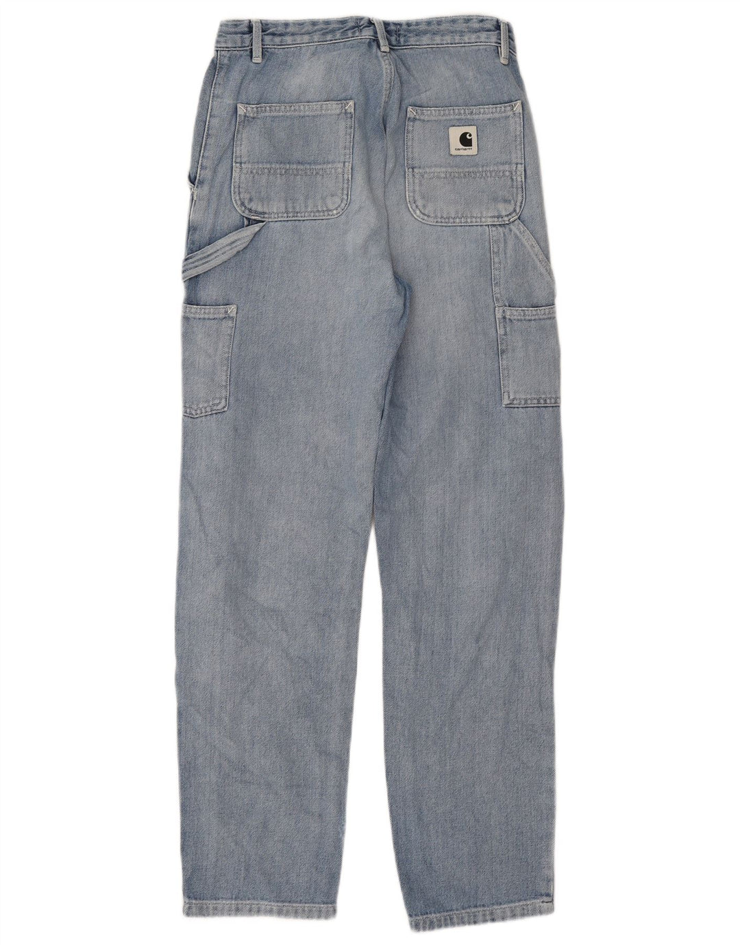 Blugi Carhartt pentru femei Cargo Tapered W26 L29 Albastru