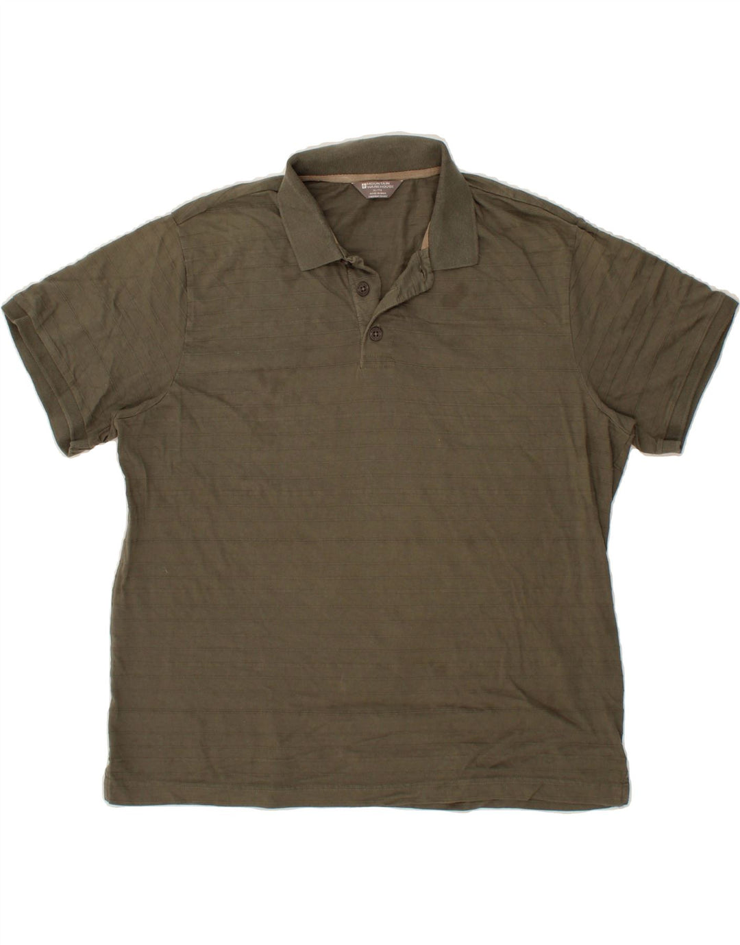 MOUNTAIN WAREHOUSE Mens Polo Shirt XL Khaki Cotton Vintage Mountain Warehouse and Second-Hand Mountain Warehouse from Messina Hembry 