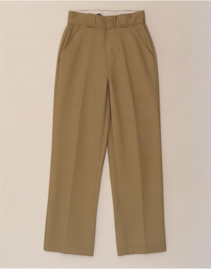 Pantaloni chino drepti pentru femei Dickies L24 L26 poliester bej