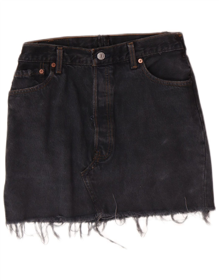 Fusta de blugi pentru femei LEVI'S W28 Gri mediu