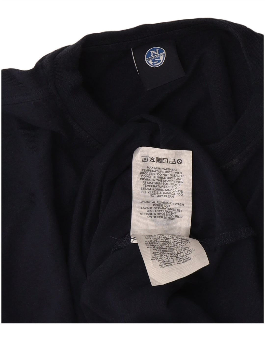 Tricou pentru bărbați North Sails Top XS Bumbac bleumarin