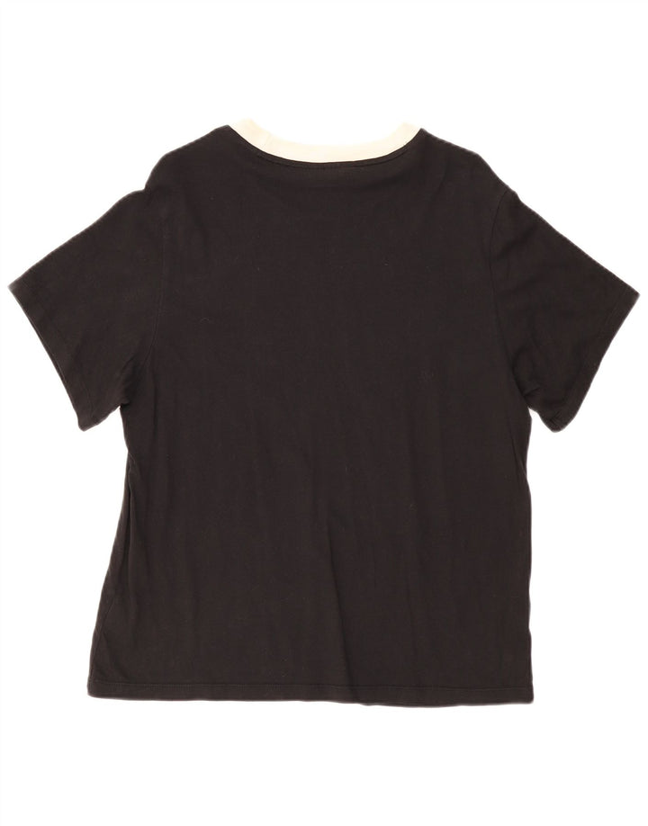 Tricou pentru femei ADIDAS Top UK 12 Medium Black Bumbac