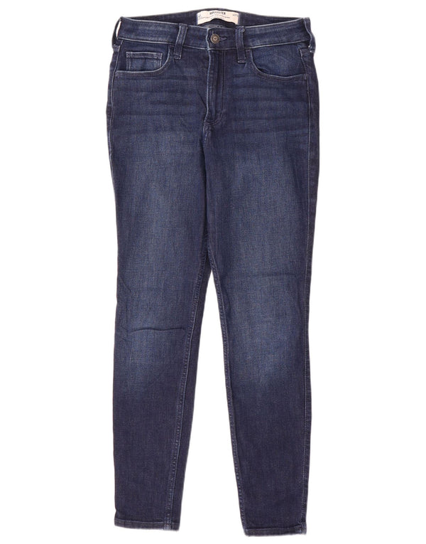 Blugi skinny cu talie înaltă pentru femei Hollister, 4 mici, W27 L28, bleumarin