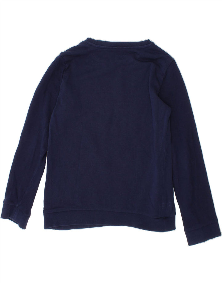 GUESS Boys Graphic Top Long Sleeve 9-10 Years Navy Blue Cotton Vintage Guess and Second-Hand Guess from Messina Hembry 