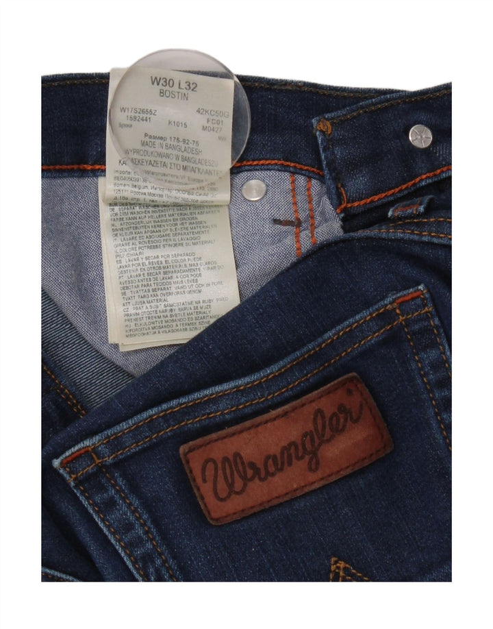 Blugi pentru femei Bostin Slim Wrangler W30 L32 Bumbac albastru