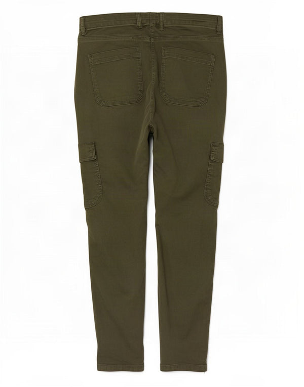 Pantaloni cargo slim pentru femei Marks & Spencer UK 12 Medium W30 L27 Kaki