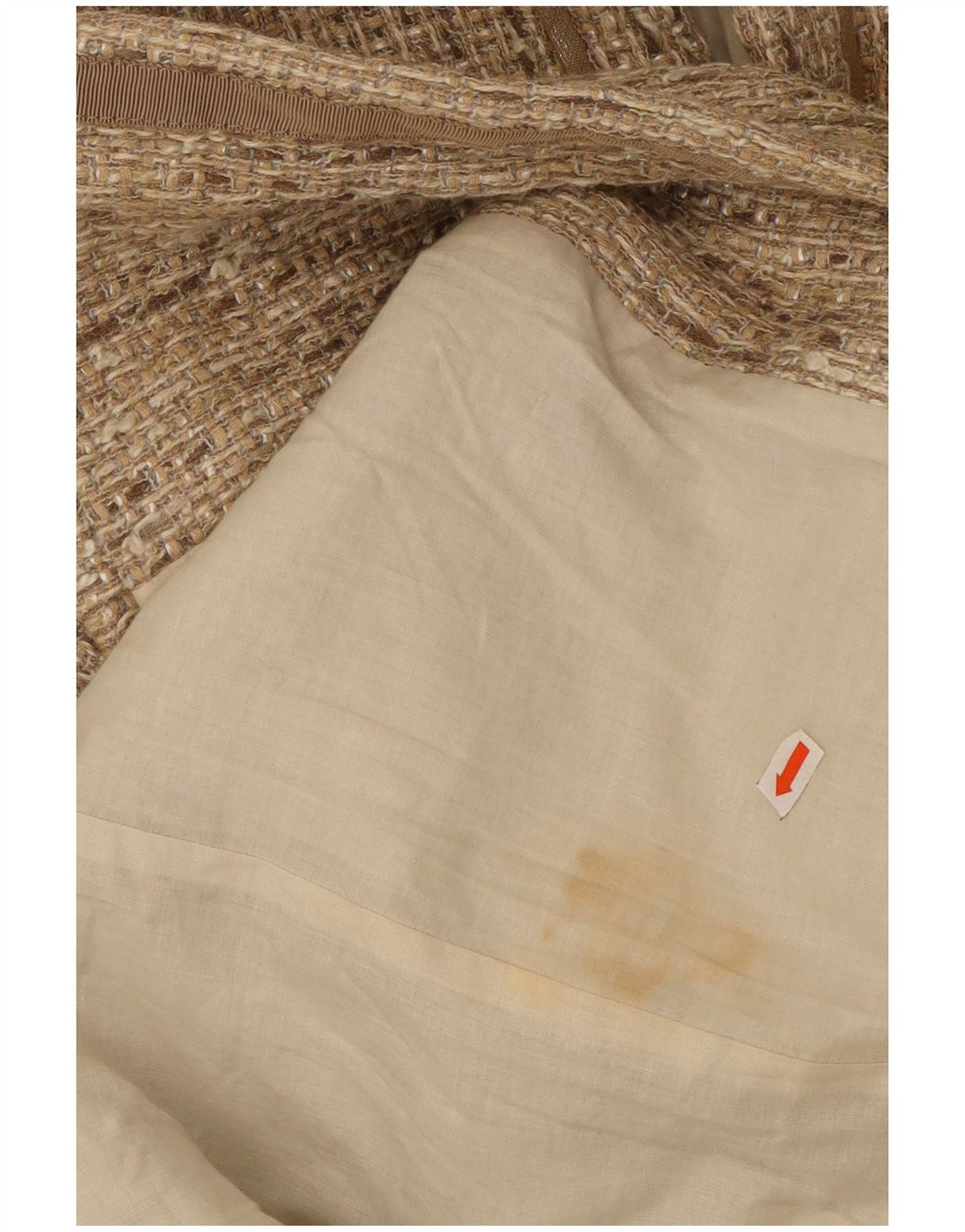 Palton pentru femei Hugo Boss UK 14 Medium Bej Bumbac