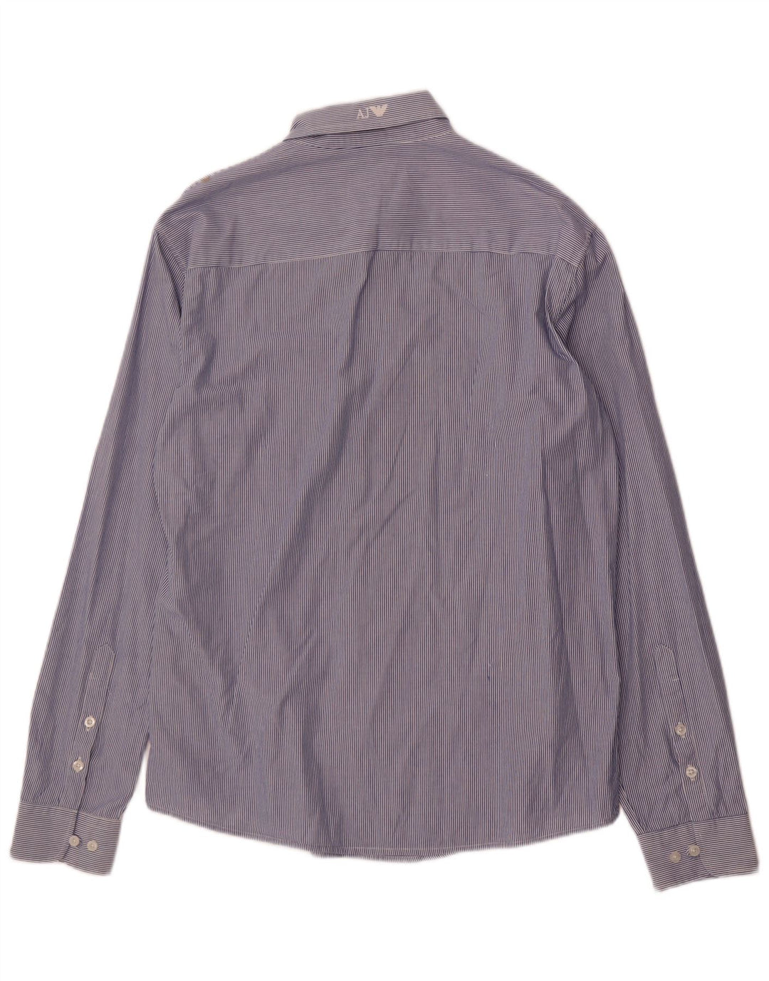 Cămașă pentru bărbați Armani Jeans 2XL, bumbac cu dungi albastre