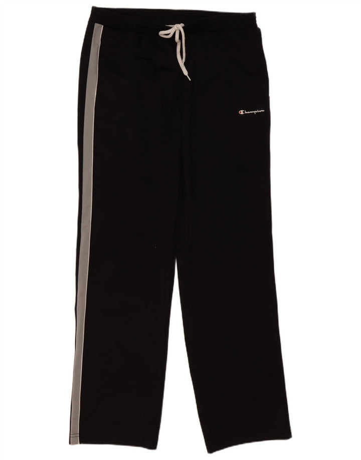 Pantaloni de trening pentru bărbați Champion, mari, negru, poliester color bloc