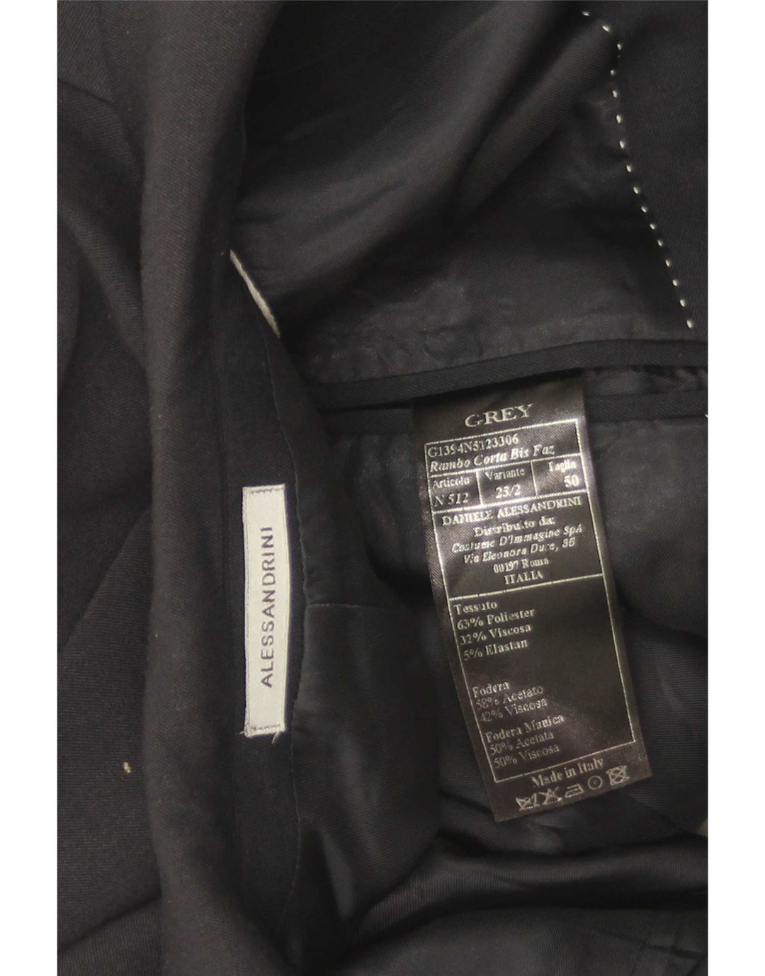 Jachetă blazer pentru bărbați Daniele Alessandrini IT 50 Large Negru