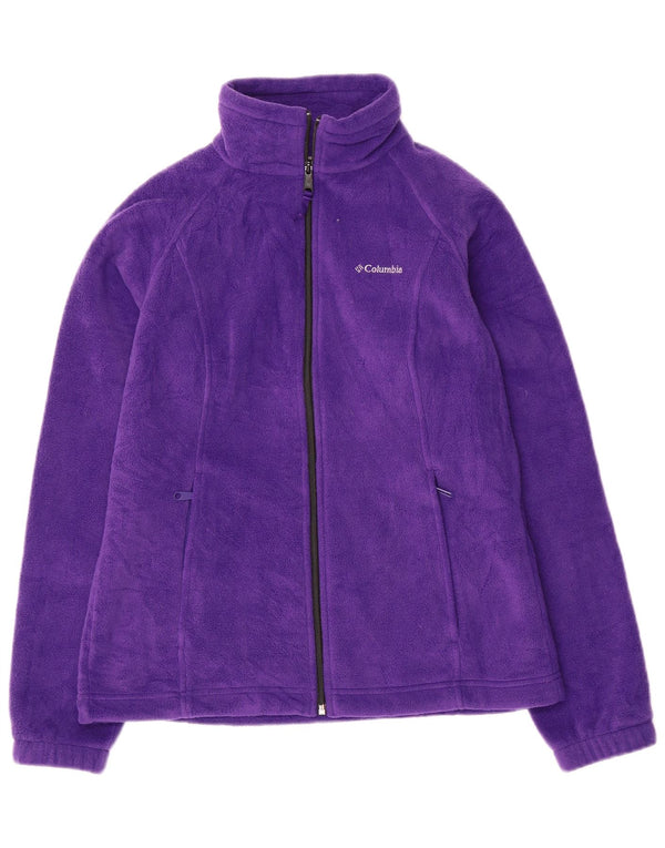 Jachetă fleece Columbia pentru femei UK 14 Poliester violet mediu