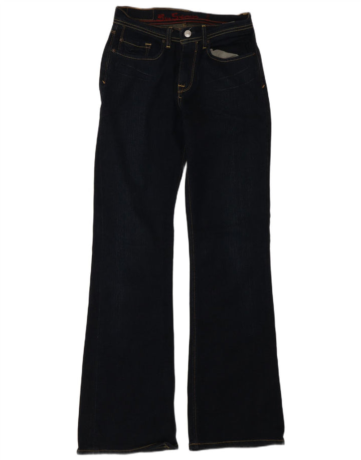 Blugi Ben Sherman Bootcut pentru femei W28 L32 Bumbac bleumarin