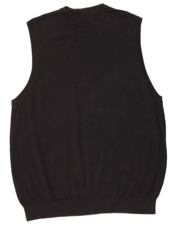 Marks & Spencer Mens Vest Tank Top XL Bumbac Negru