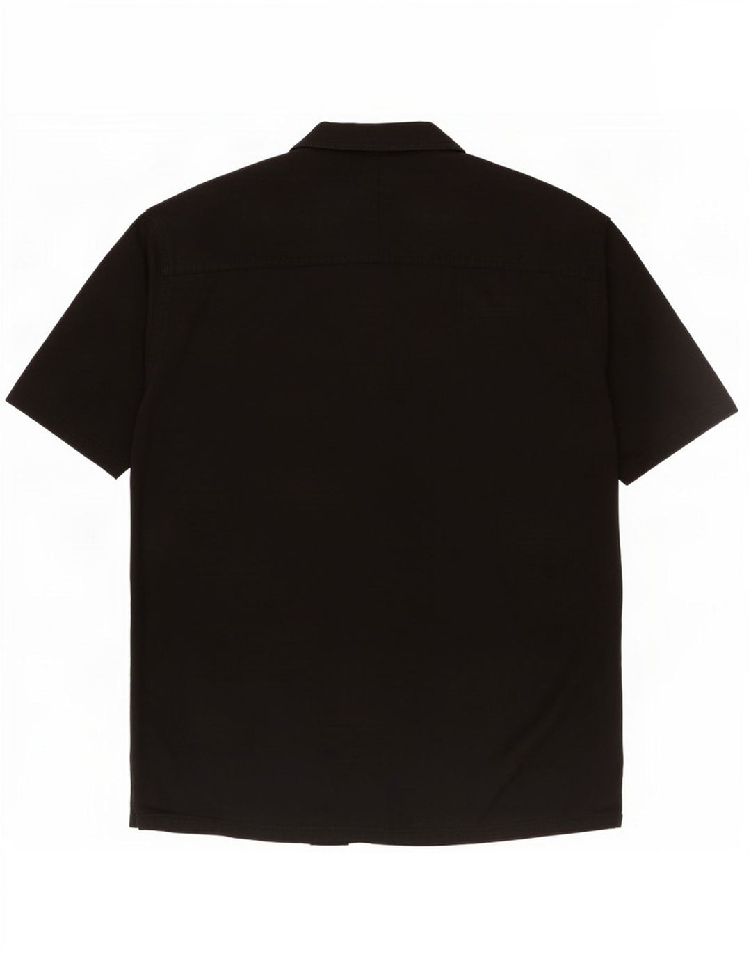 Cămașă cu mânecă scurtă pentru bărbați Zara XL bumbac negru