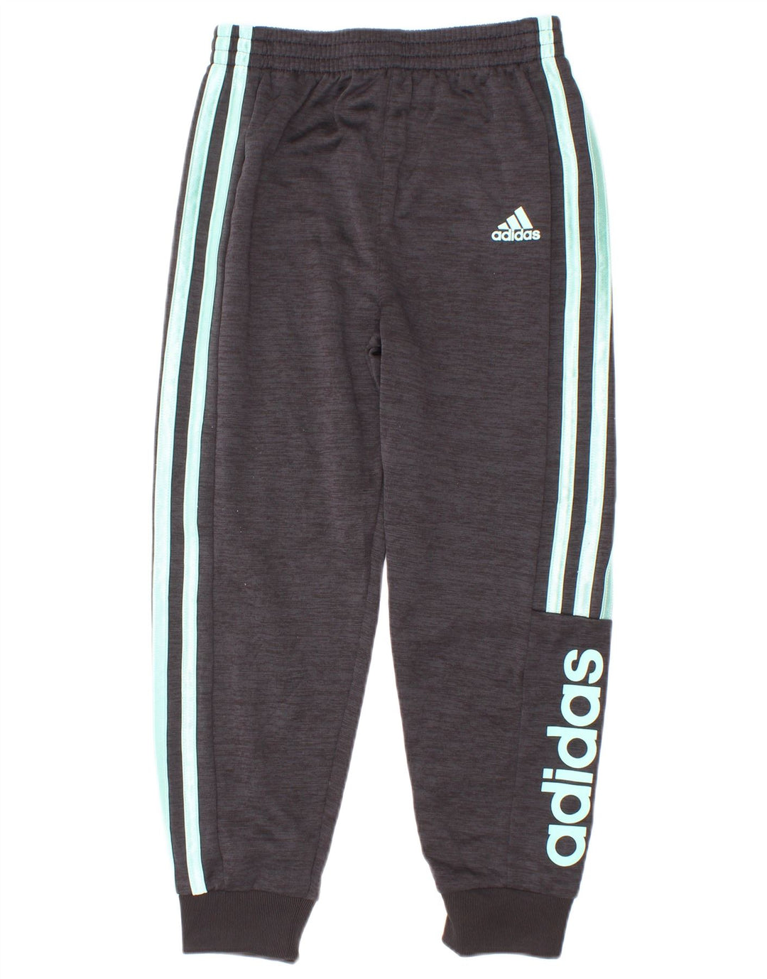 Pantaloni de trening cu grafic pentru băieți Adidas Pantaloni de jogging 5-6 ani poliester gri