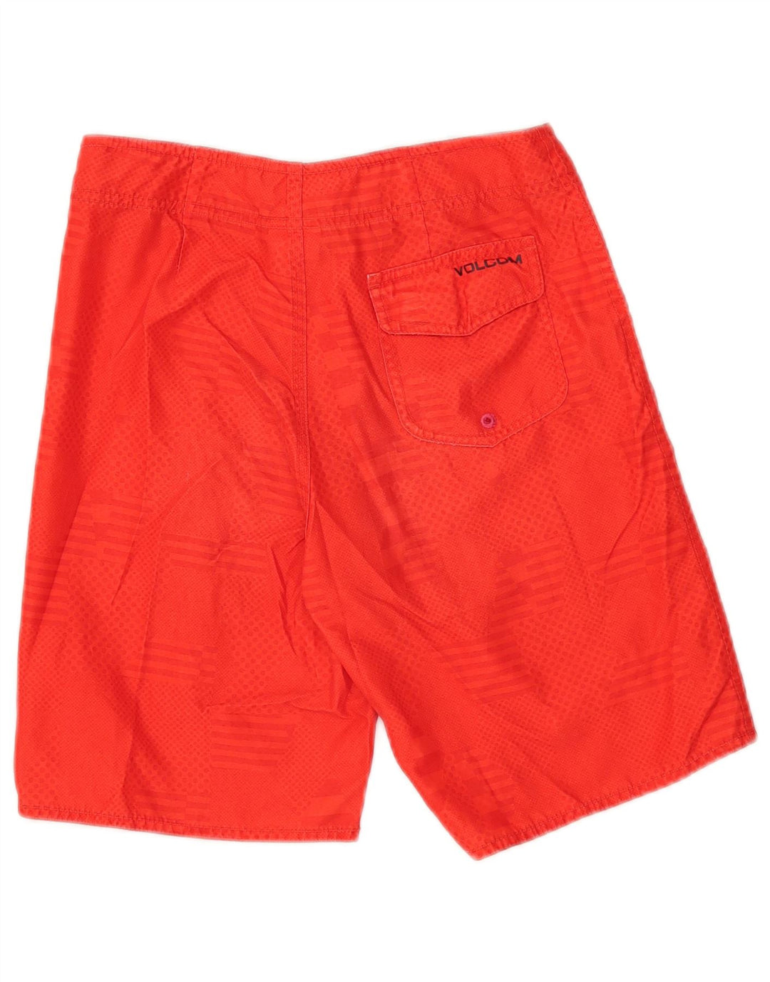 Pantaloni scurți de înot pentru băieți Volcom 11-12 ani poliester cu dungi roșii