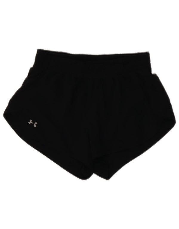 Pantaloni scurti sport Under Armour pentru femei Heat Gear UK 6 XS poliester negru