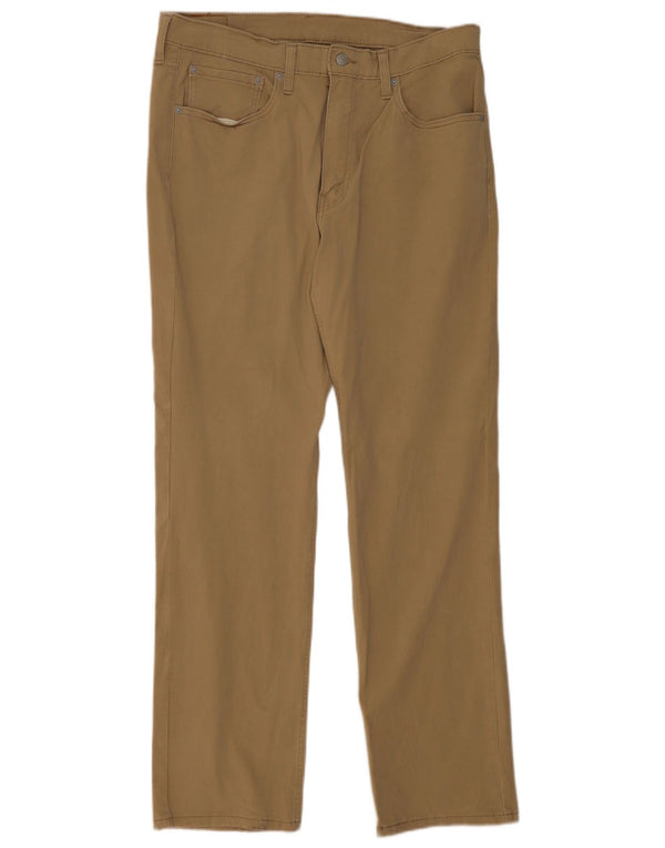 Pantaloni casual drepti pentru bărbați Levi's 516 W36 L32 bumbac bej