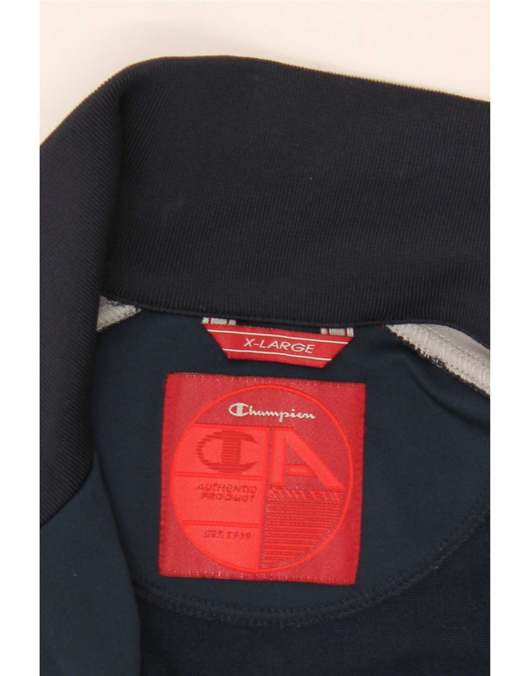 Jachetă de trening pentru bărbați Champion, XL, albastru bleumarin, color block
