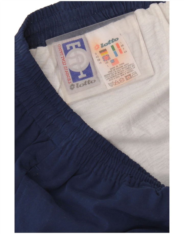 Pantaloni de trening pentru femei Lotto UK 14, mari, bleumarin, poliester