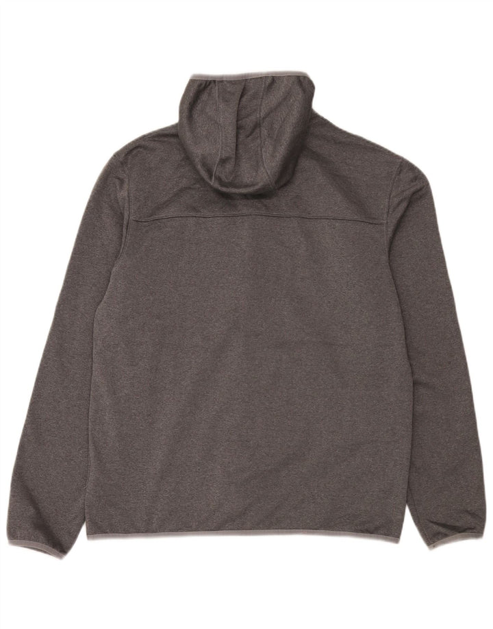 Pulover The North Face pentru bărbați, cu fermoar, poliester mare, gri